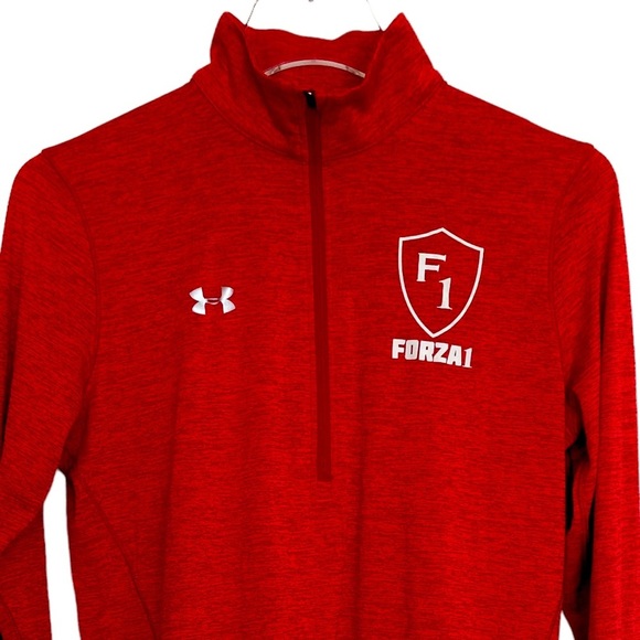 Girls Long Sleeve Red Pullover Volleyball Warmup Size Medium FORZA 1 Volleyball - Picture 2 of 5